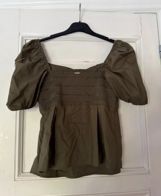 Top Liu Jo verde caqui