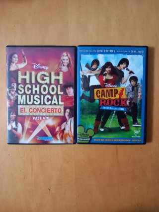 5 Películas High School Musical DVD + 1  Camp Rock