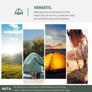 Tienda de Camping Plegable Verde