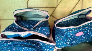 Lote 2 mochilas infantiles con carro
