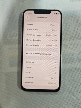 iPhone 13 mini 128GB bianco