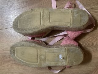 Espadrillas Ibiza Rosa e Beige