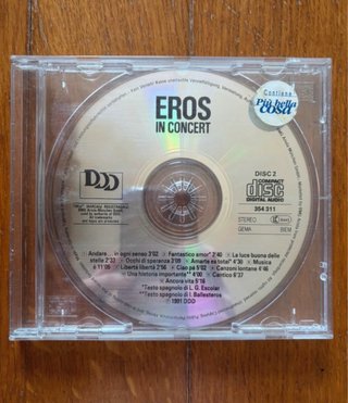 CD Eros Ramazzotti - Eros in Concert