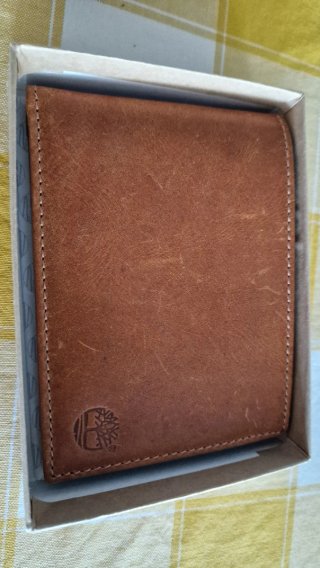 Billetera de piel Timberland Marrón