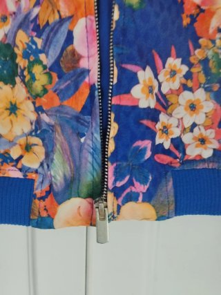 Chaqueta Bomber Estampado Floral