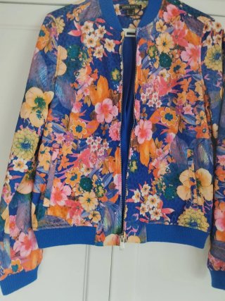 Chaqueta Bomber Estampado Floral