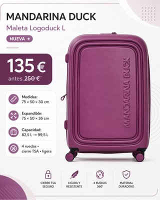 Maleta Mandarina Duck Logoduck L Nueva