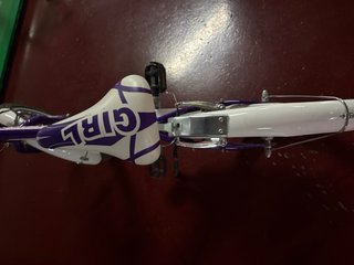 Bicicleta infantil morada 18 WST.