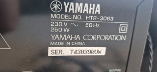 Amplificador Yamaha HTR-3063 y 5 altavoces