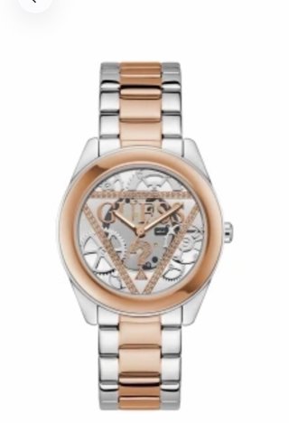 Reloj Guess Dorado y Plateado Mujer Nuevo