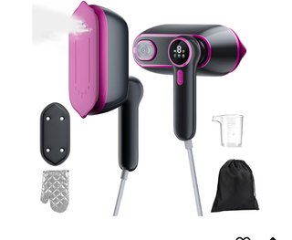 Plancha Vertical Vapor 2 en 1-Vaporizador de Mano