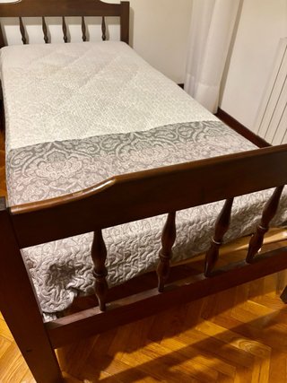 Cama individual 80x200cm madera