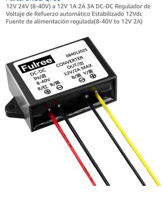Regulador DC-DC Fulree 8-40V a 12V 2A