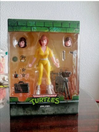 Lote Figuras Tortugas Ninja April O'Neil