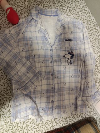 Camisa Snoopy Pijama Mujer