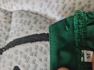 Mono verde verano plisado talla única