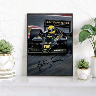 Quadro Lotus Ayrton Senna