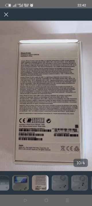 iPhone 13 mini blanco Plata