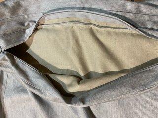 2 Fundas para colchonetas de tumbona 190*67*8 cm