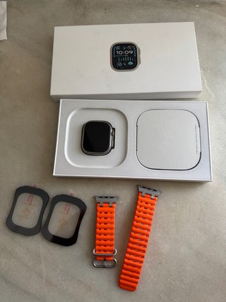 Apple Watch Ultra Celular Plata/Naranja
