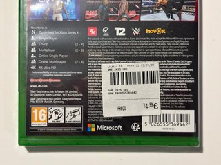 Jogo WWE 2K25 Xbox Series X e Xbox One