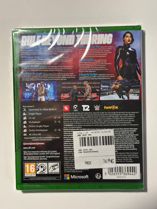 Jogo WWE 2K25 Xbox Series X e Xbox One