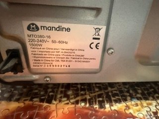 Horno de mesa Madine