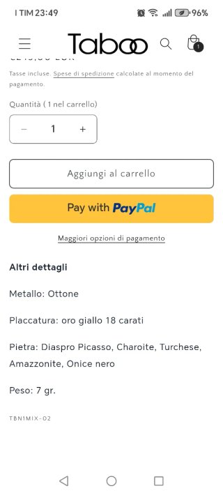 Collana Taboo