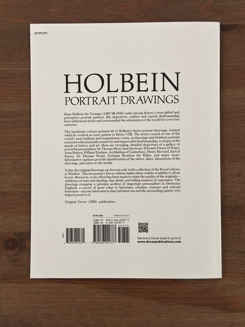 Libro Arte: Holbein Portrait Drawings (Dover)