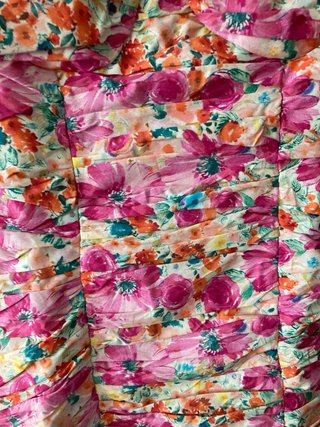 Vestido floral Zara M y L