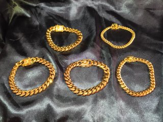 Bracciale cubano in acciaio inossidabile da uomo 316L