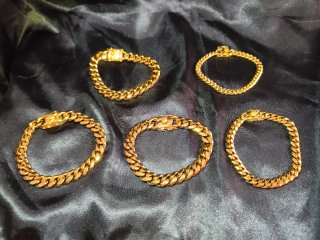 Bracciale cubano in acciaio inossidabile da uomo 316L