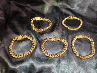 Bracciale cubano in acciaio inossidabile da uomo 316L