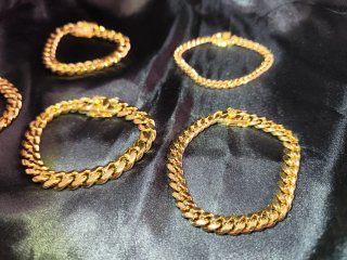 Bracciale cubano in acciaio inossidabile da uomo 316L