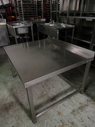 Mesa baja industrial acero inoxidable