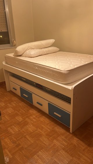 Cama nido infantil con cajones