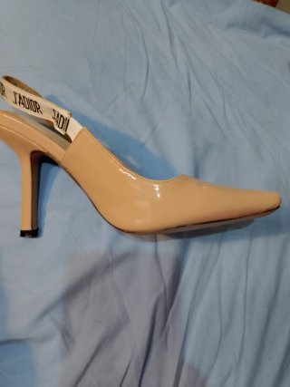 Zapatos de fiesta Dior beige