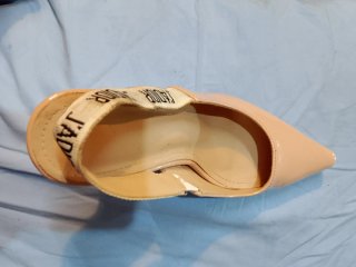 Zapatos de fiesta Dior beige