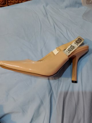 Zapatos de fiesta Dior beige