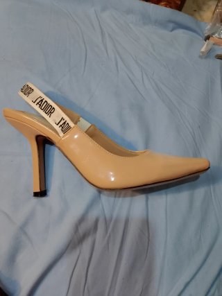 Zapatos de fiesta Dior beige
