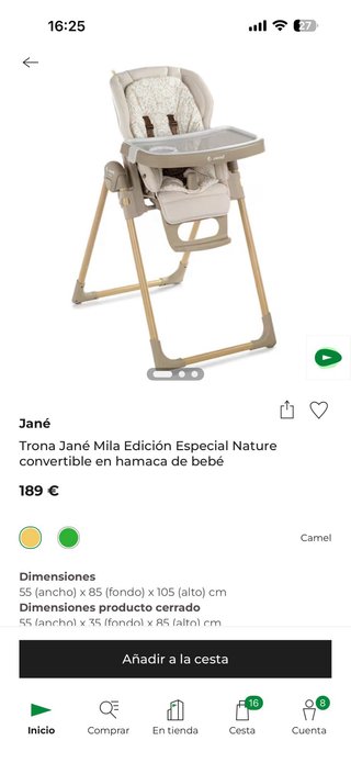 Trona Jane Mila Evolutiva
