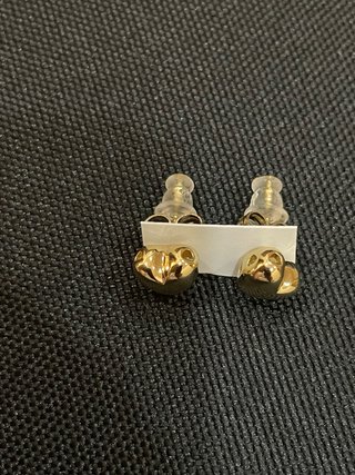 Orecchini Cuore Oro Laminato 14k