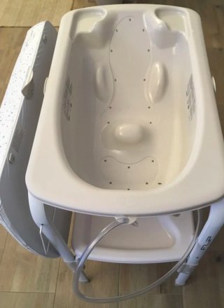 Bañera cambiador para bebé