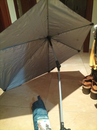 Sombrilla para silla de playa
