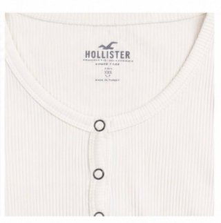 Lote 2 tops Hollister verde y blanco