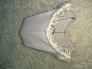 Tulipas vintage tela beige (3 unidades)