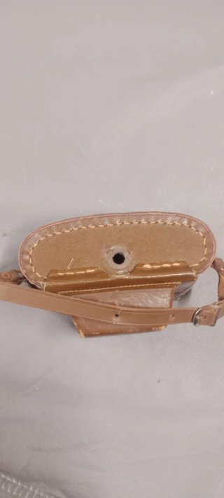 Fondina per fotocamera vintage in pelle