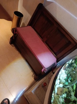 Baúl Asiento Madera Maciza