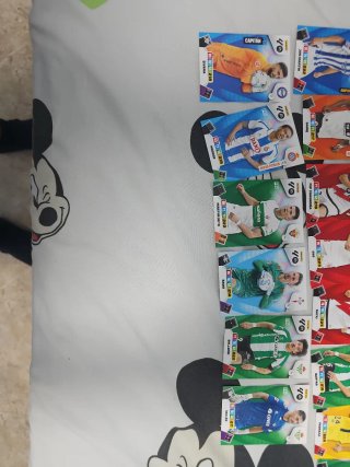 Colección de cromos de fútbol
