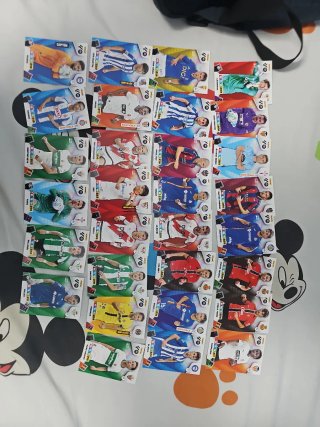 Colección de cromos de fútbol